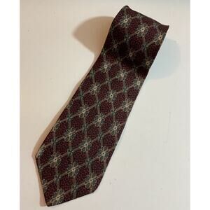 BIELLA Vintage Mens Necktie 100% Silk From Italy Multicolor Made in USA